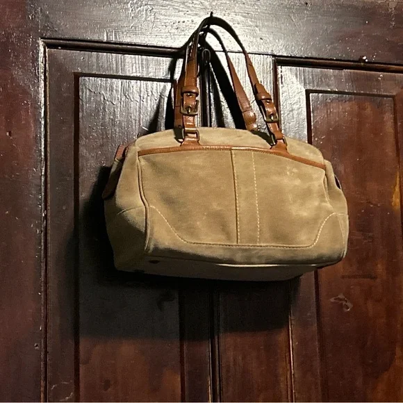 Coach Tan and Brown Shoulder Bag - Picture 5 of 16